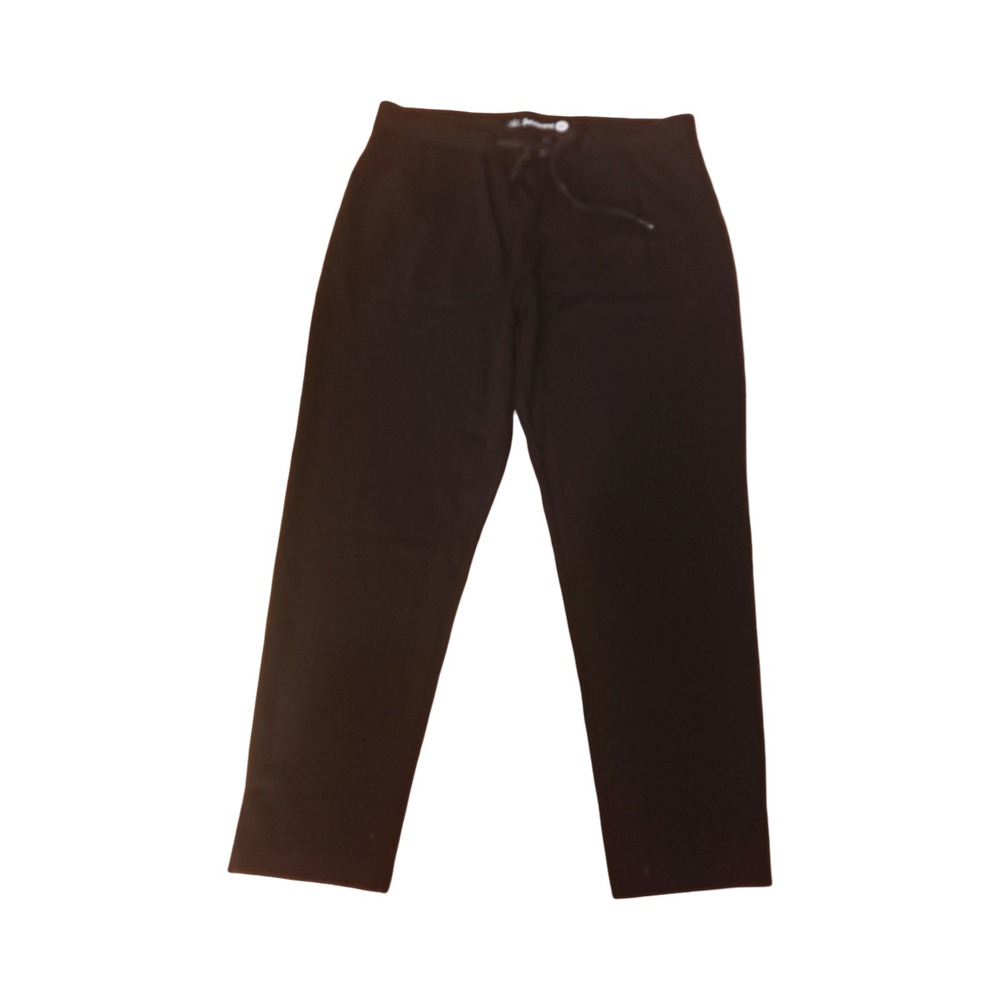 Betabrand Dress Pant Yoga Pants Black Drawstring Straight Leg XXL
